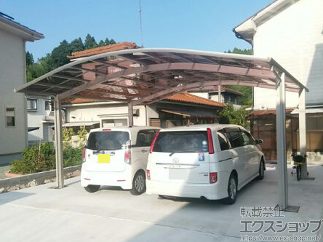 大分県日田市ののカーポート レイナツインポートグラン　積雪〜20cm対応 施工例