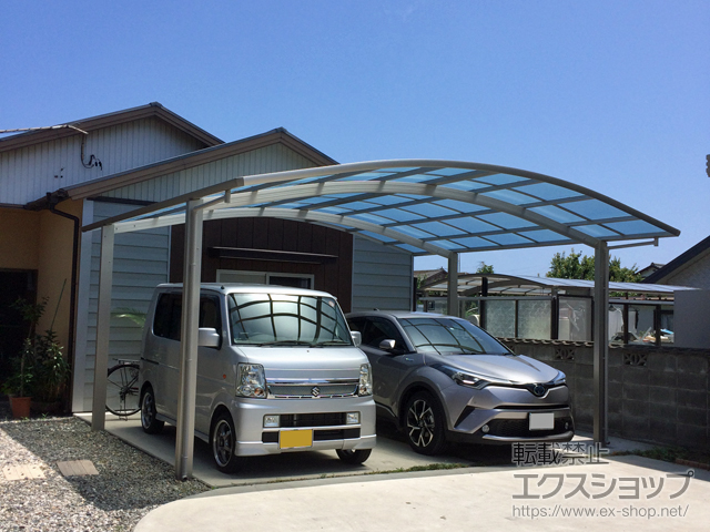 静岡県御前崎市ののカーポート レイナツインポートグラン　積雪〜20cm対応 施工例