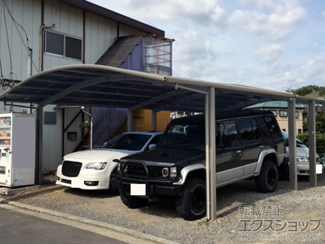 神奈川県横浜市ののカーポート レイナツインポートグラン 積雪〜20cm対応 施工例