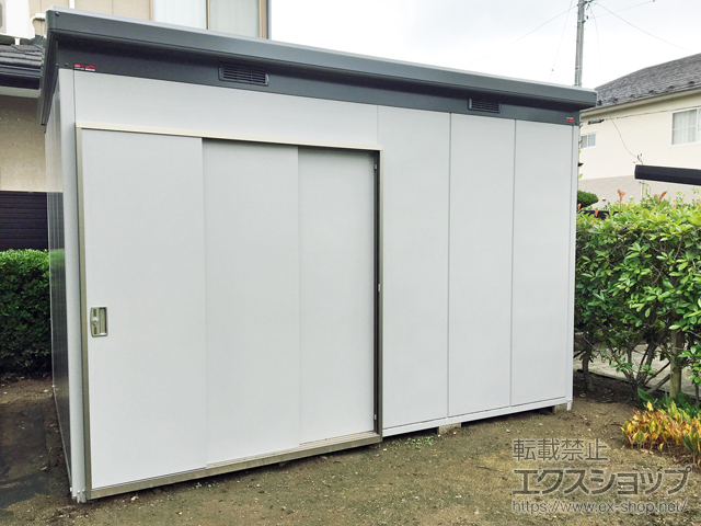 宮城県宮城郡利府町のの物置・屋外倉庫 ナイソー 一般型 3620×2460×2440 SMK-90H 施工例