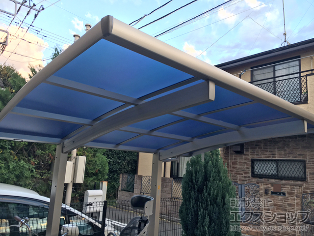 東京都武蔵野市ののサイクルポート・駐輪場 レイナポートグランミニ 積雪〜20cm対応 施工例