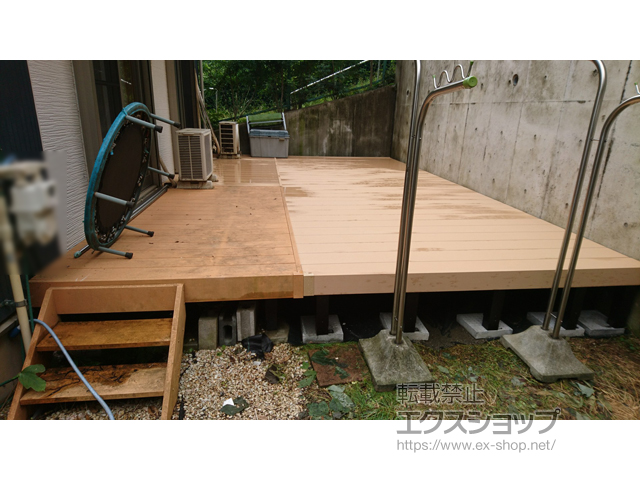 東京都八王子市ののウッドデッキ リウッドデッキ 200 施工例