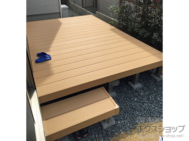 大阪府高槻市ののウッドデッキ リウッドデッキ 200 施工例