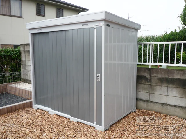 群馬県桐生市のイナバの物置・収納・屋外倉庫 シンプリー 一般型  MJX-114B 施工例