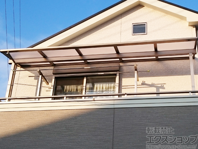 東京都西東京市ののバルコニー・ベランダ屋根 スピーネ F型 屋根タイプ 単体 積雪〜20cm対応 施工例