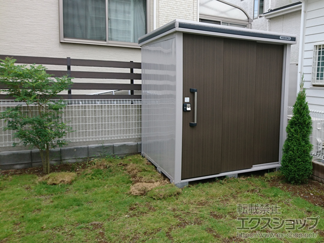 千葉県印西市のの物置・屋外倉庫、カーポート エルモ 一般型 (LMD-1818-DW) 施工例