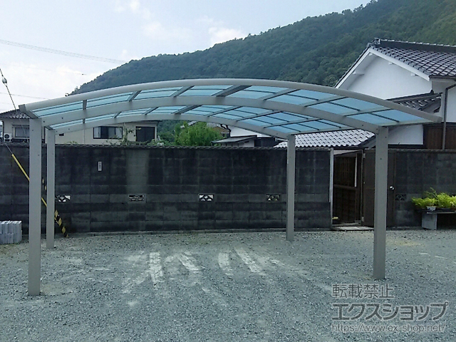 兵庫県宍粟市ののカーポート レイナツインポートグラン　積雪〜20cm対応 施工例