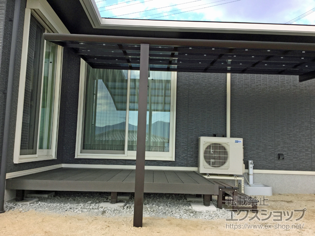 福岡県北九州市ののウッドデッキ リウッドデッキ 200 施工例