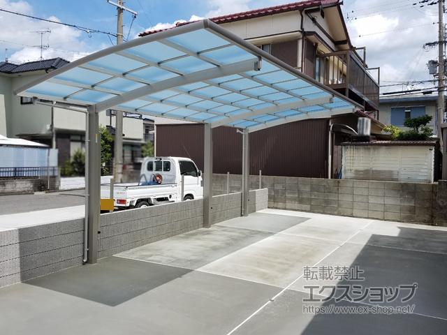和歌山県和歌山市ののカーポート レイナポートグラン 延長　積雪〜20cm対応 施工例