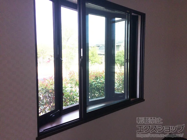 兵庫県姫路市のの内窓（二重窓・二重サッシ） インプラス ダストバリア仕様 引違い窓 2枚建 施工例