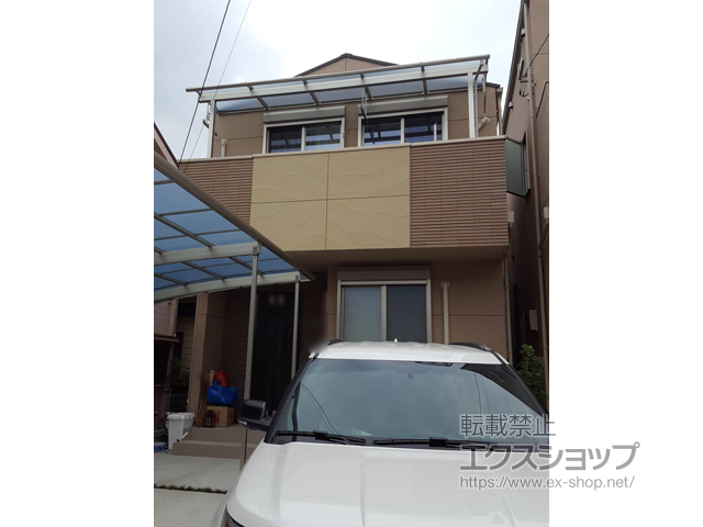 埼玉県戸田市ののカーポート レイナポートグラン 延長　積雪〜20cm対応 施工例