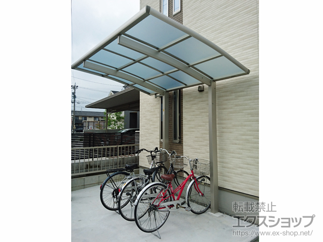愛知県一宮市ののサイクルポート・駐輪場 レイナポートグランミニ 積雪〜20cm対応 施工例