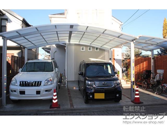 東京都府中市ののカーポート レイナツインポートグラン　積雪〜20cm対応 施工例