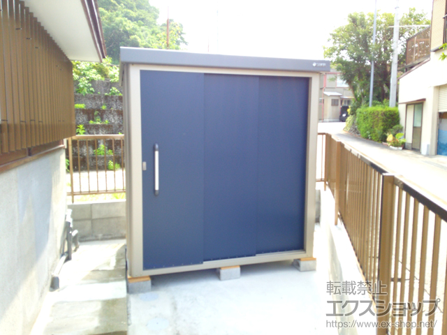 高知県高岡郡中土佐町のの物置・屋外倉庫 エスケーエイト SK8-70 一般型 1800×1200×1940 SK8-70-SB 施工例