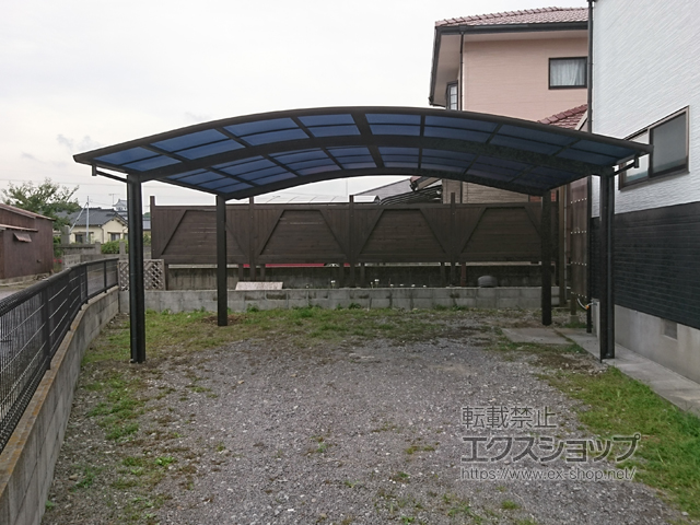大分県中津市ののカーポート レイナツインポートグラン　積雪〜20cm対応 施工例