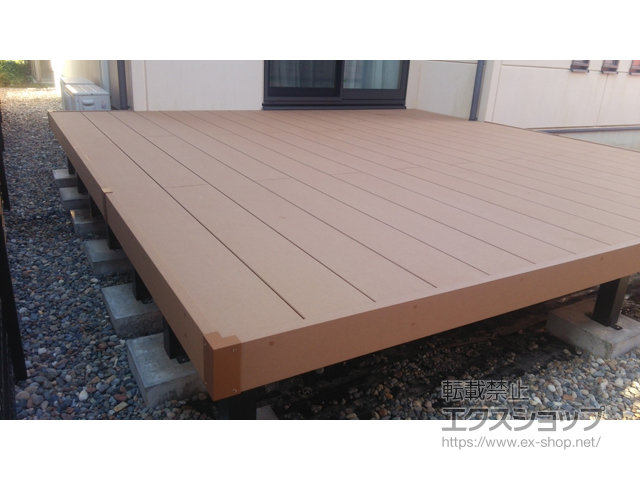 新潟県西蒲原郡弥彦村ののウッドデッキ リウッドデッキ 200 施工例