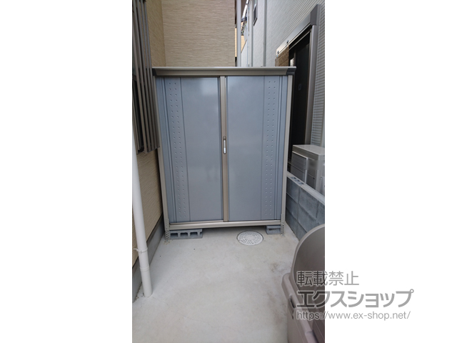 京都府京都市のの物置・屋外倉庫 グランプレステージジャンプ 1304×900×1600 GP-139B-F-GS 施工例