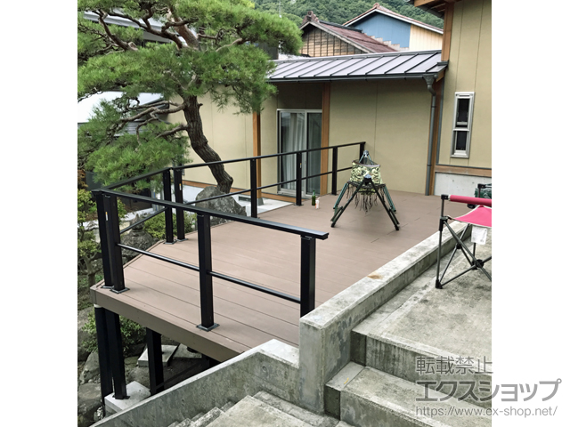 長野県塩尻市ののウッドデッキ リウッドデッキ 200 施工例