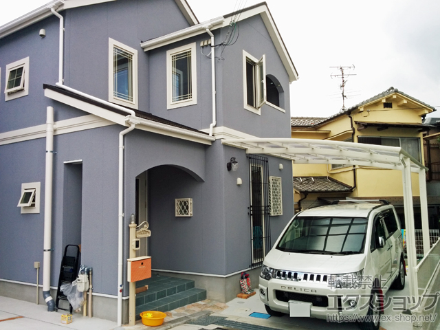 大阪府交野市ののカーポート レイナベーカポートグラン　積雪〜20cm対応 施工例