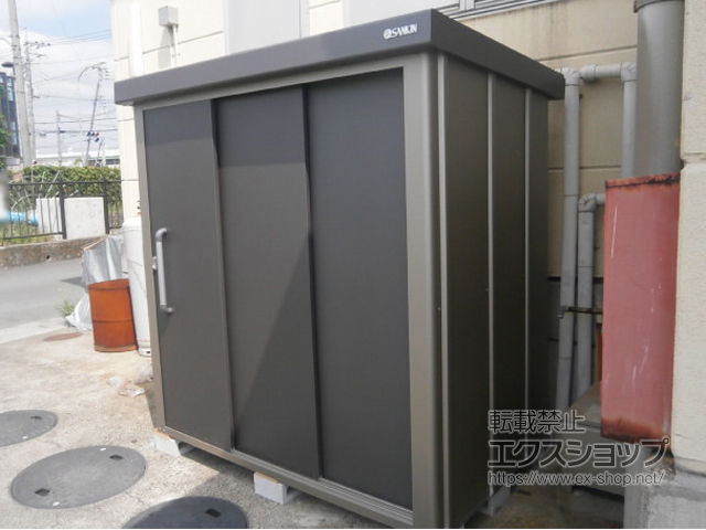 埼玉県八潮市のの物置・屋外倉庫 エスケーエイト SK8-70 一般型 1800×1200×1940 SK8-70-GK 施工例