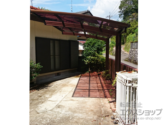 高知県南国市ののカーポート レイナポートグラン　積雪〜20cm対応 施工例