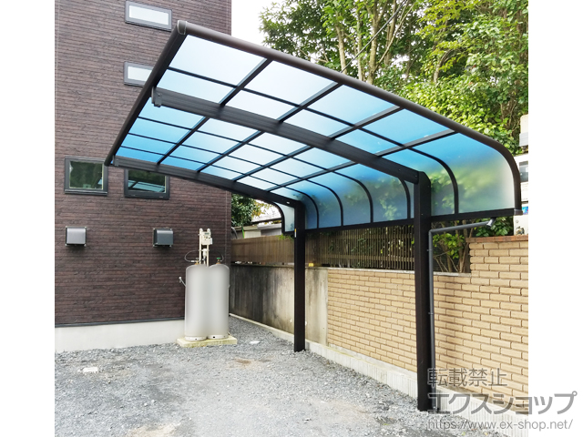 栃木県宇都宮市ののカーポート レイナキャップポートグラン　積雪〜20cm対応 施工例