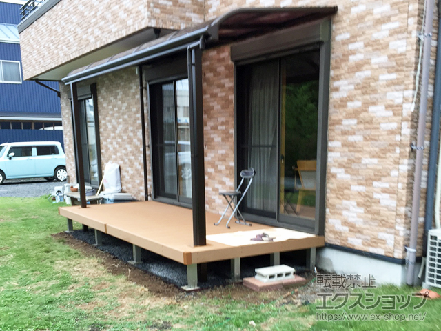 茨城県つくば市ののウッドデッキ リウッドデッキ 200 施工例