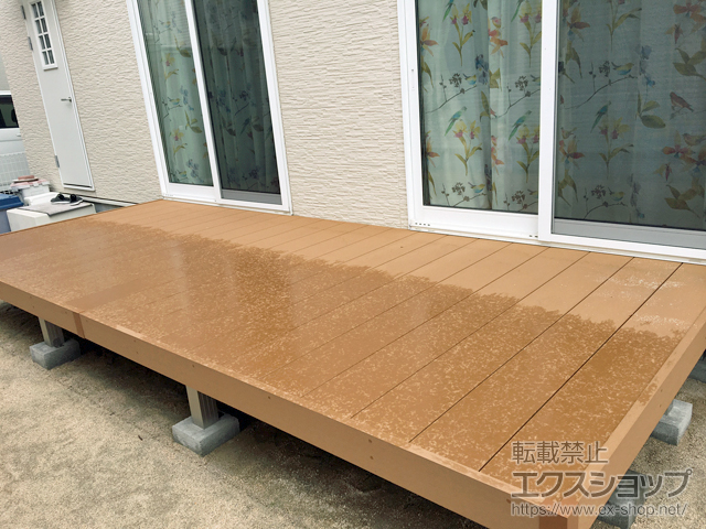 広島県尾道市ののウッドデッキ リウッドデッキ 200 施工例