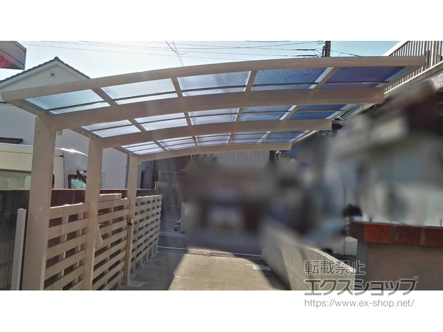 兵庫県伊丹市ののカーポート レイナポートグラン　積雪〜20cm対応 施工例