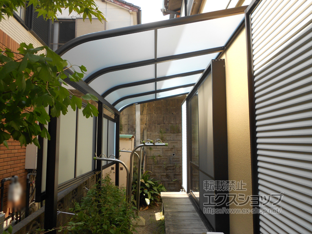 長崎県長崎市ののテラス屋根 ヴェクターテラス R型 テラスタイプ 単体 積雪〜20cm対応 施工例