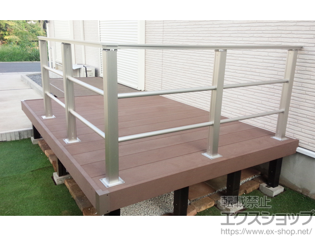 千葉県千葉市ののウッドデッキ リウッドデッキ 200 施工例