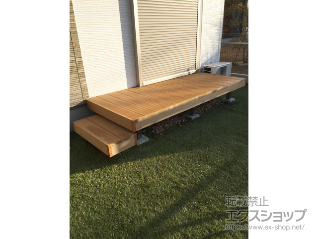 愛知県刈谷市ののウッドデッキ 樹ら楽ステージ 施工例