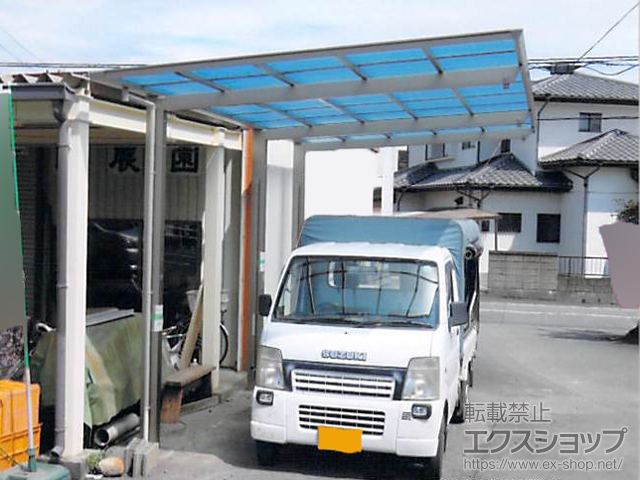 静岡県富士市ののカーポート セルフィ 延長 積雪〜20cm対応 施工例