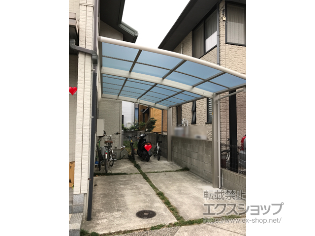 愛媛県西条市ののカーポート レイナポートグラン　積雪〜20cm対応 施工例