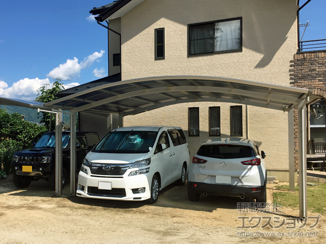 長野県上伊那郡飯島町ののカーポート レイナポートグラン　積雪〜20cm対応 施工例