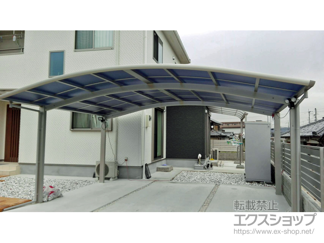滋賀県東近江市ののカーポート レイナツインポートグラン　積雪〜20cm対応 施工例