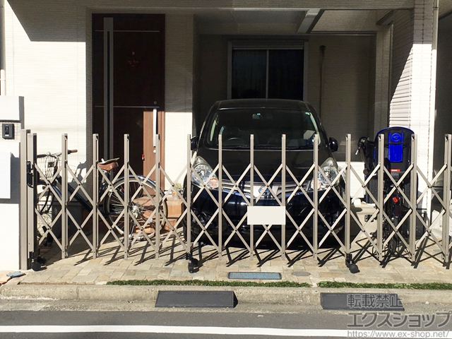 神奈川県横浜市ののカーゲート トリップゲート RB型 ノンレール 片開き 41S 施工例