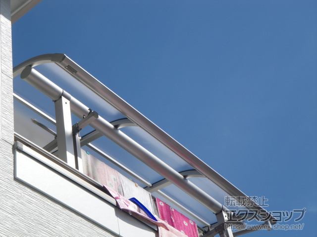 宮城県塩竈市ののバルコニー・ベランダ屋根 ヴェクターテラス R型 屋根タイプ 単体 積雪〜20cm対応 施工例