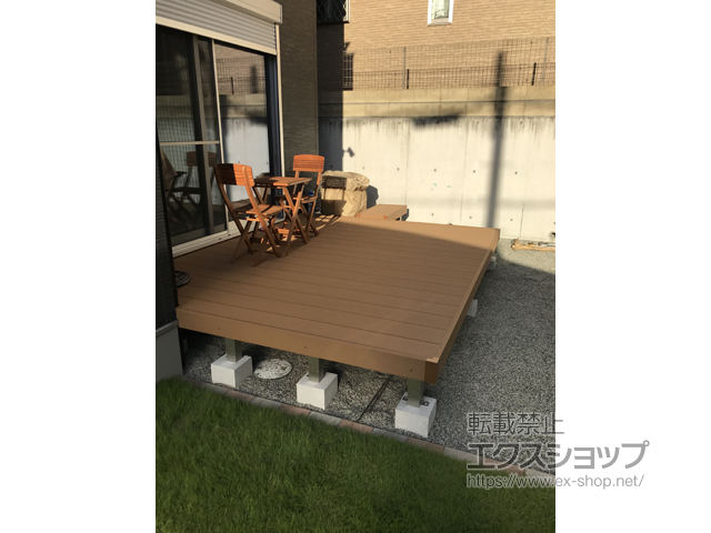 兵庫県加東市ののウッドデッキ リウッドデッキ 200 施工例