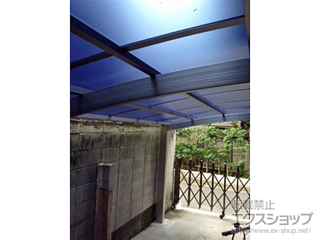 東京都文京区ののカーポート プレシオスポート 積雪〜20cm対応 施工例