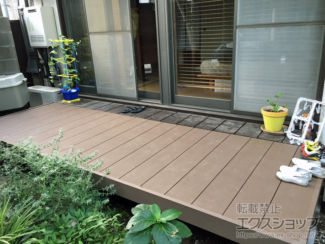 東京都東村山市ののウッドデッキ マージウッドデッキ 施工例