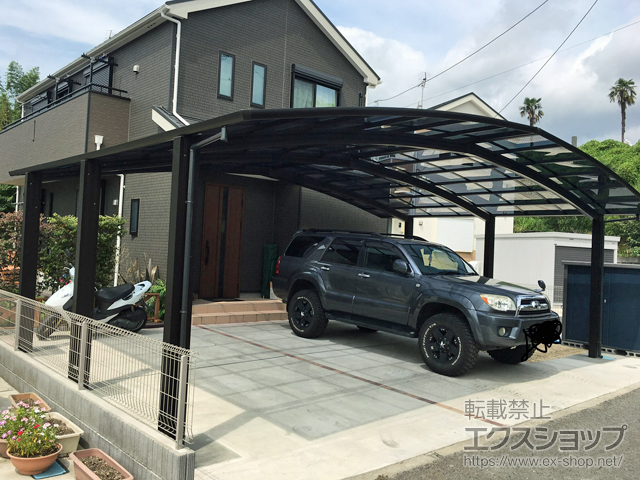 神奈川県南足柄市ののカーポート レイナトリプルポートグラン　積雪〜20cm対応 施工例