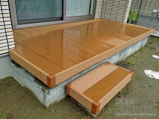 宮城県仙台市ののウッドデッキ リウッドデッキ 200 施工例