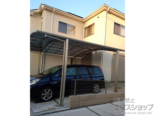 愛知県岡崎市ののカーポート プレシオスポート ワイド 積雪〜20cm対応 施工例