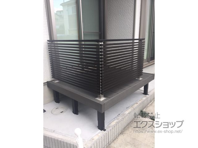 東京都日野市ののウッドデッキ リウッドデッキ 200 施工例