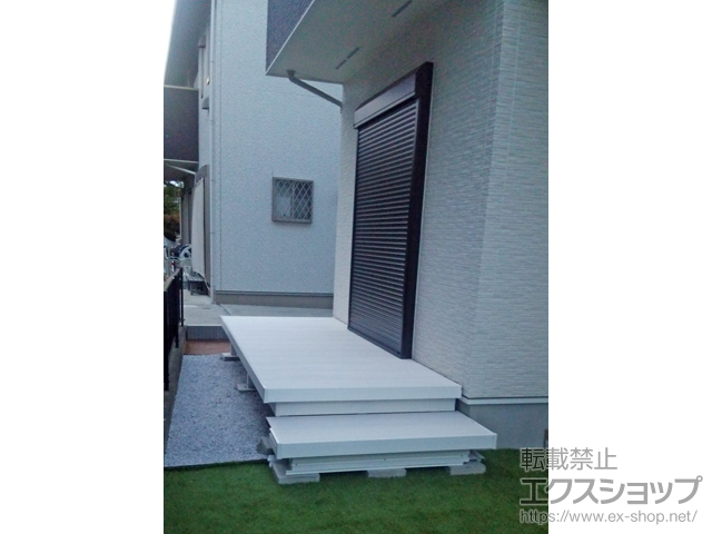 東京都町田市ののウッドデッキ ガーデンフロア ラステラ 通常納まり 施工例