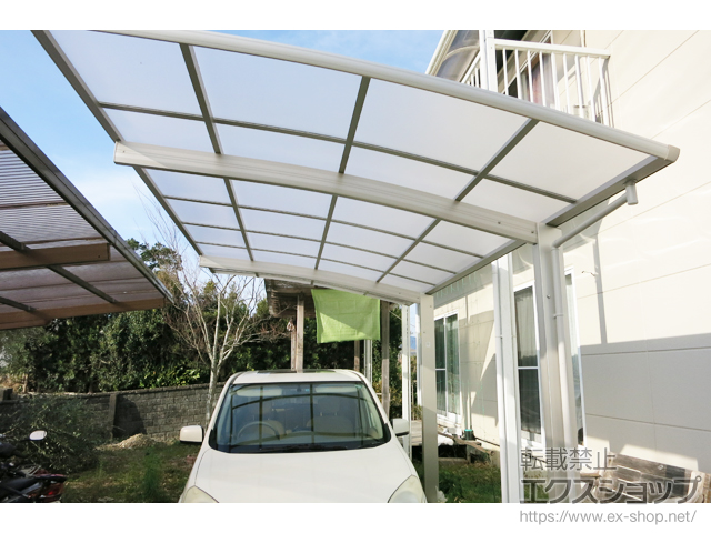 高知県南国市ののカーポート プレシオスポート 積雪〜20cm対応 施工例
