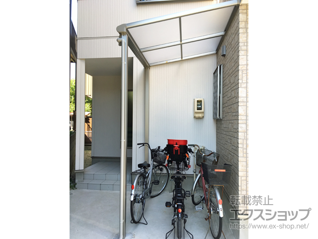 愛知県名古屋市ののテラス屋根 プレシオステラス F型 テラスタイプ 単体 積雪〜20cm対応 施工例