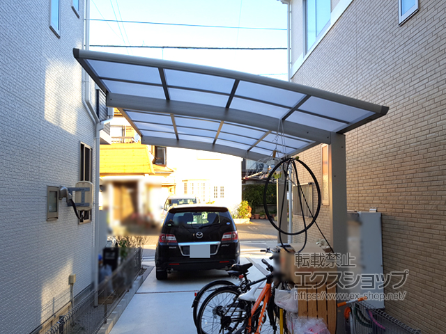 愛知県豊田市ののカーポート プレシオスポート 積雪〜20cm対応 施工例