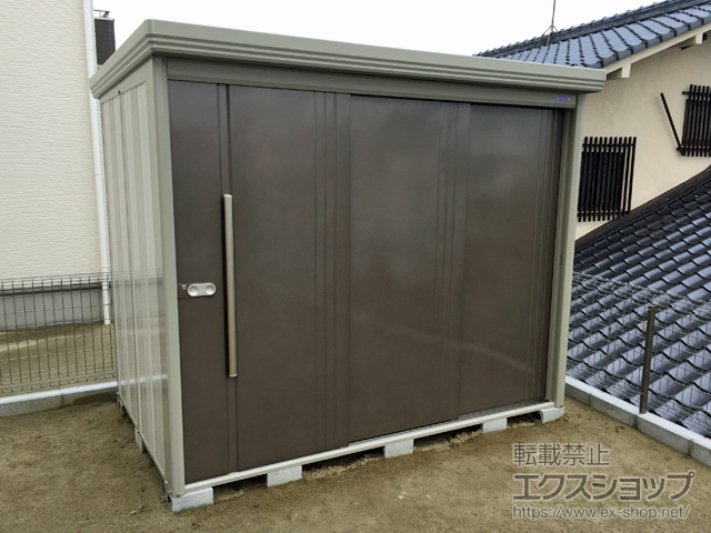 宮城県多賀城市のの物置・屋外倉庫 Mr.ストックマンダンディ 一般型 結露減少型 2532×1590×2110 ND-Z2515-B 施工例